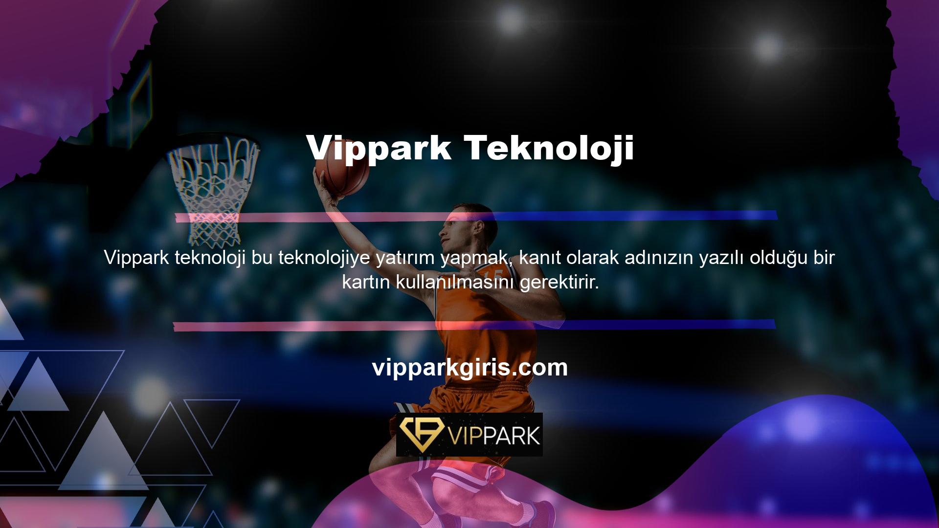 Vippark çevrimiçi şubesi veya mobil uygulaması, banka hesabınızdan para aktarmanıza olanak tanır